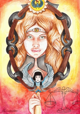 Femme miroir