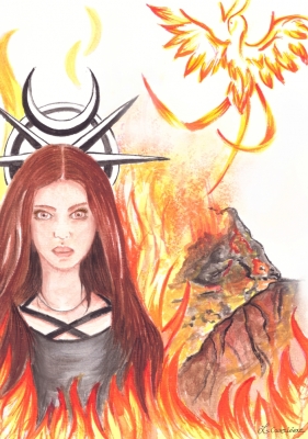 Femme volcan